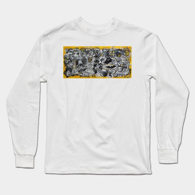 ANIMAL PARTY Long Sleeve T-Shirt by Angel Rivas